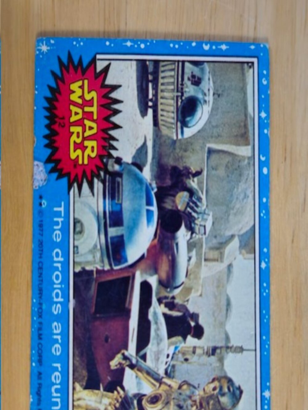 TOPPS 1977 The Droids Are Reunited #12 Card